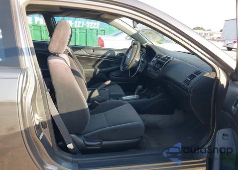 2004 Honda Civic Ex z USA, uszkodzony, nr VIN 1HGEM22924L045321